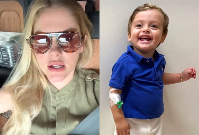 Bárbara Evans atualiza estado de saúde do filho após picada de escorpião