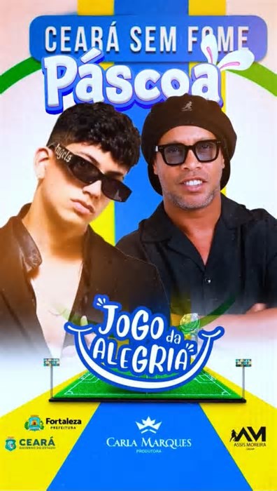 Léo Foguete será capitão no Jogo da Alegria de Ronaldinho Gaúcho