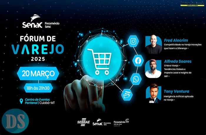 EVENTO GRATUITO – ‘Fórum de Varejo 2025’ acontece nesta quinta-feira com especialistas em tecnologia, inovação e tendências globais