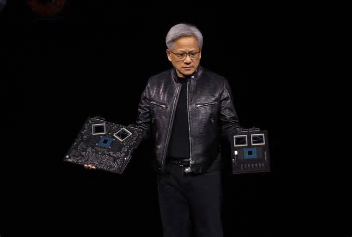 Nvidia planeja expandir seu domínio em inteligência artificial com robôs humanoides, carros e supercomputadores