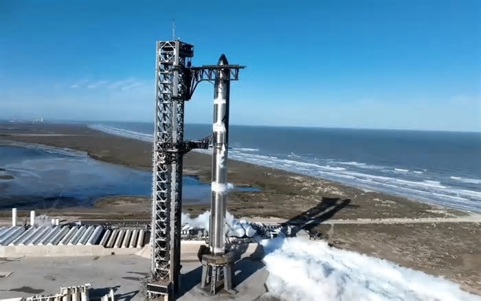Starship, o megafoguete de Musk, pronto para um novo voo de teste