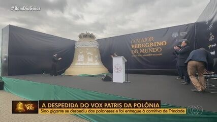 Com 4 metros de altura e 55 toneladas: veja os detalhes do sino gigante que será instalado na Basílica de Trindade