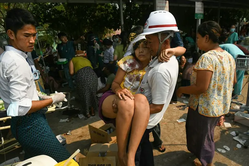 Terremoto em Mianmar e Tailândia deixa mais de 1,6 mil mortos e milhares de feridos
