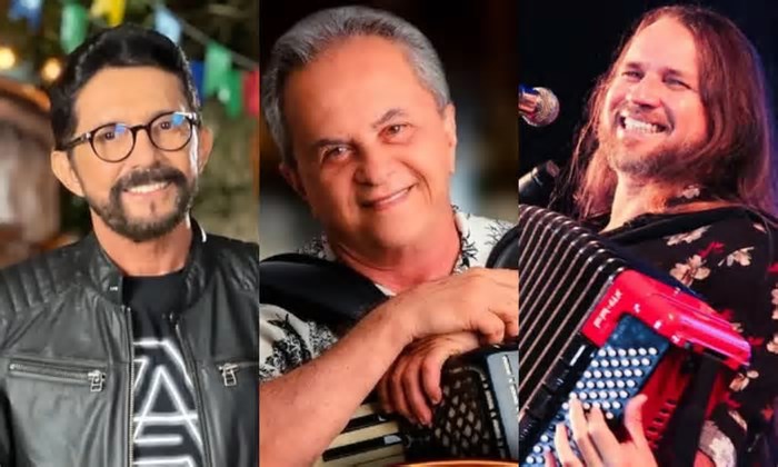 Adelmário, Flávio e Dorgival voltam à Bahia como 'Triângulo do Forró'
