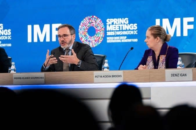 Após o tarifaço dos Estados Unidos, FMI reduz projeção do PIB global