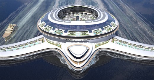 Maior que o Coliseu! Conheça a cidade flutuante em forma de tartaruga gigante