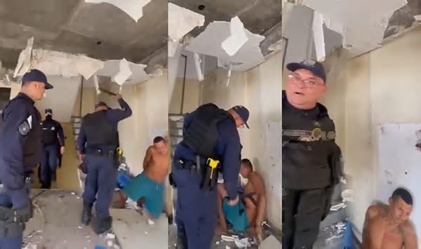 AM: Guardas municipais são flagrados em sessão de tortura contra morador de rua