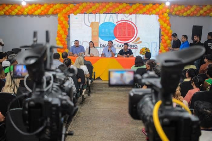 Anúncios de obras, inaugurações e avanços na saúde, educação e infraestrutura marcam os 100 dias da gestão Mateus e Vanessa