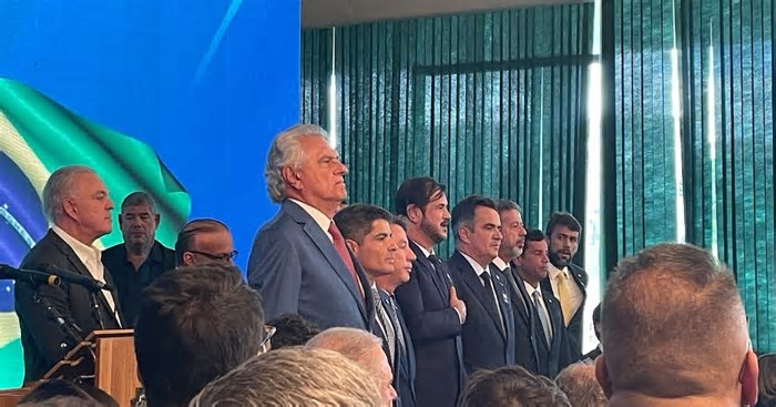 Com presenças de Motta e Alcolumbre, federação União Progressista é lançada em Brasília