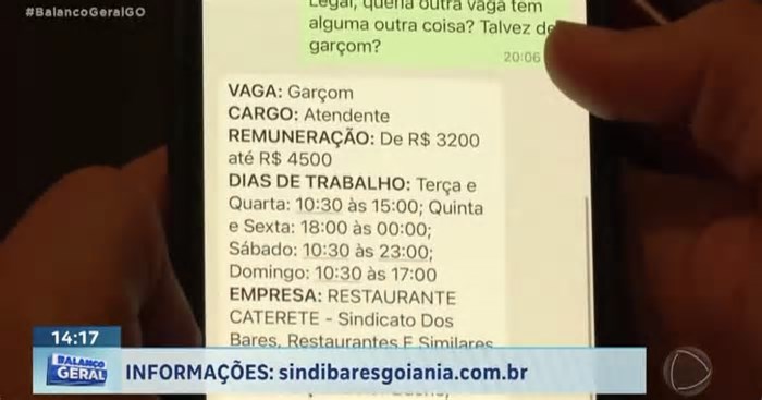 Bares de Goiânia usam inteligência artificial para recrutar funcionários