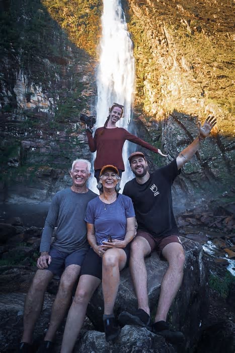 Família de viajantes chega à Serra da Canastra para gravar documentário e se encanta com a beleza: 'Nunca vimos nada igual'