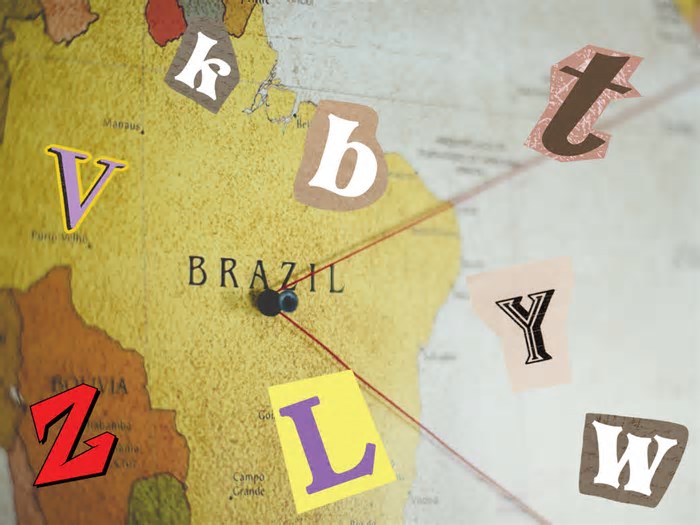 Existem apenas 6 letras do alfabeto que não aparecem nos nomes dos estados brasileiros
