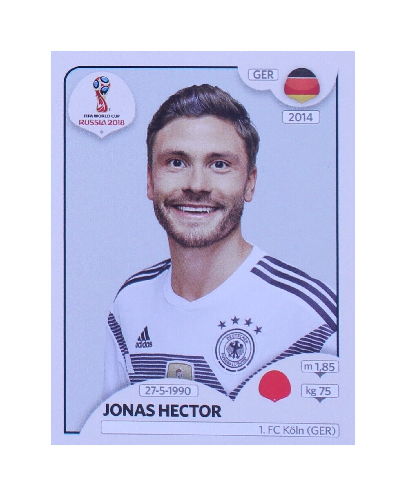 👉 Complete GER439-Jonas Hector no álbum Copa do Mundo 2018