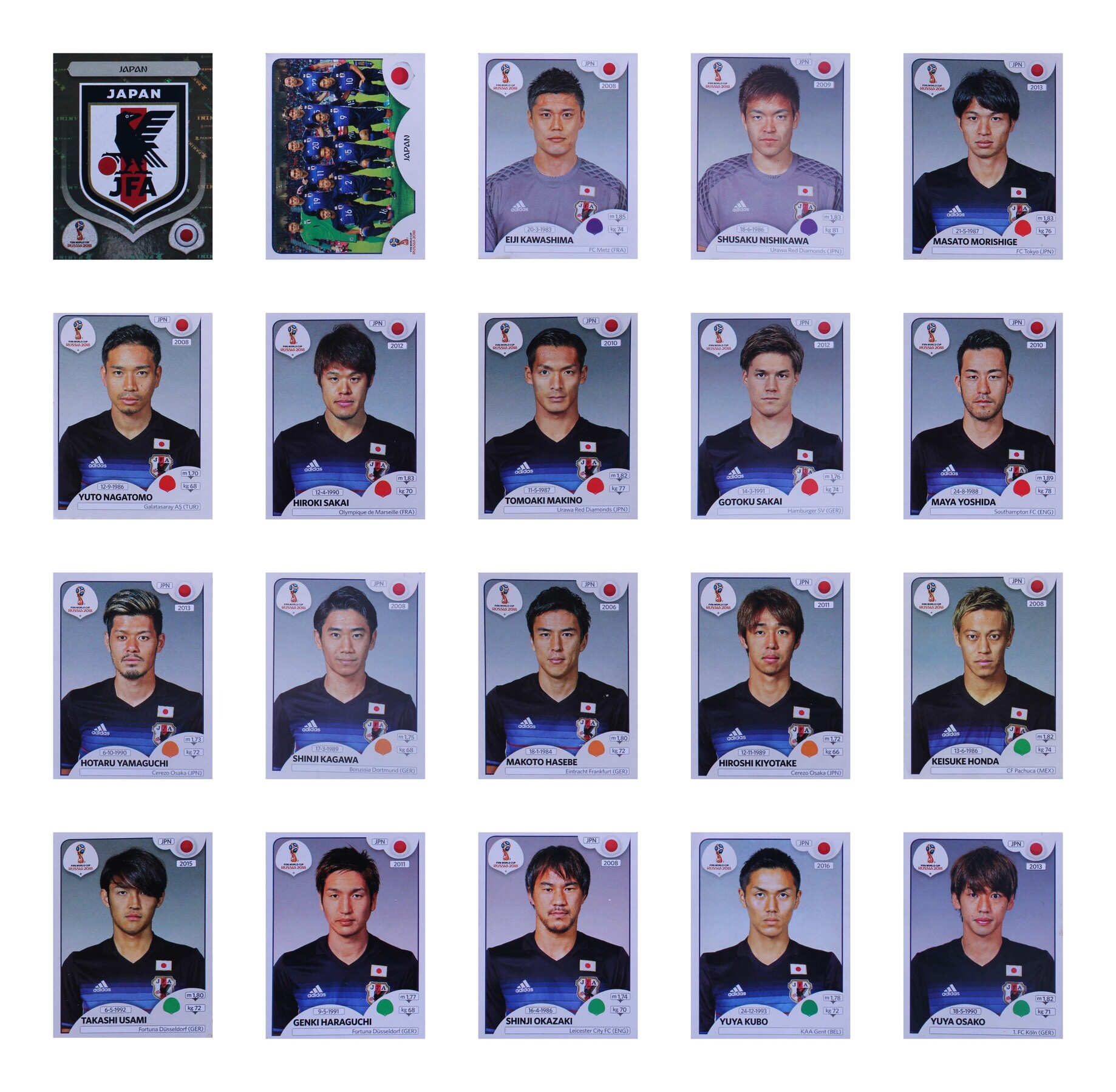 Seleção do Japão na Copa de 2018