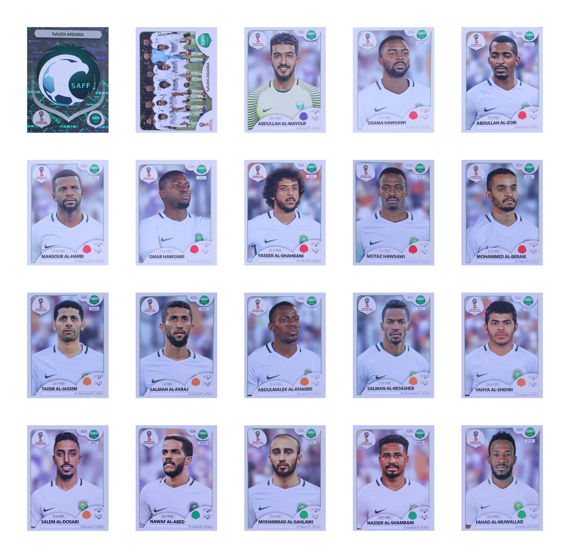 Seleção da Arábia Saudita na Copa de 2018