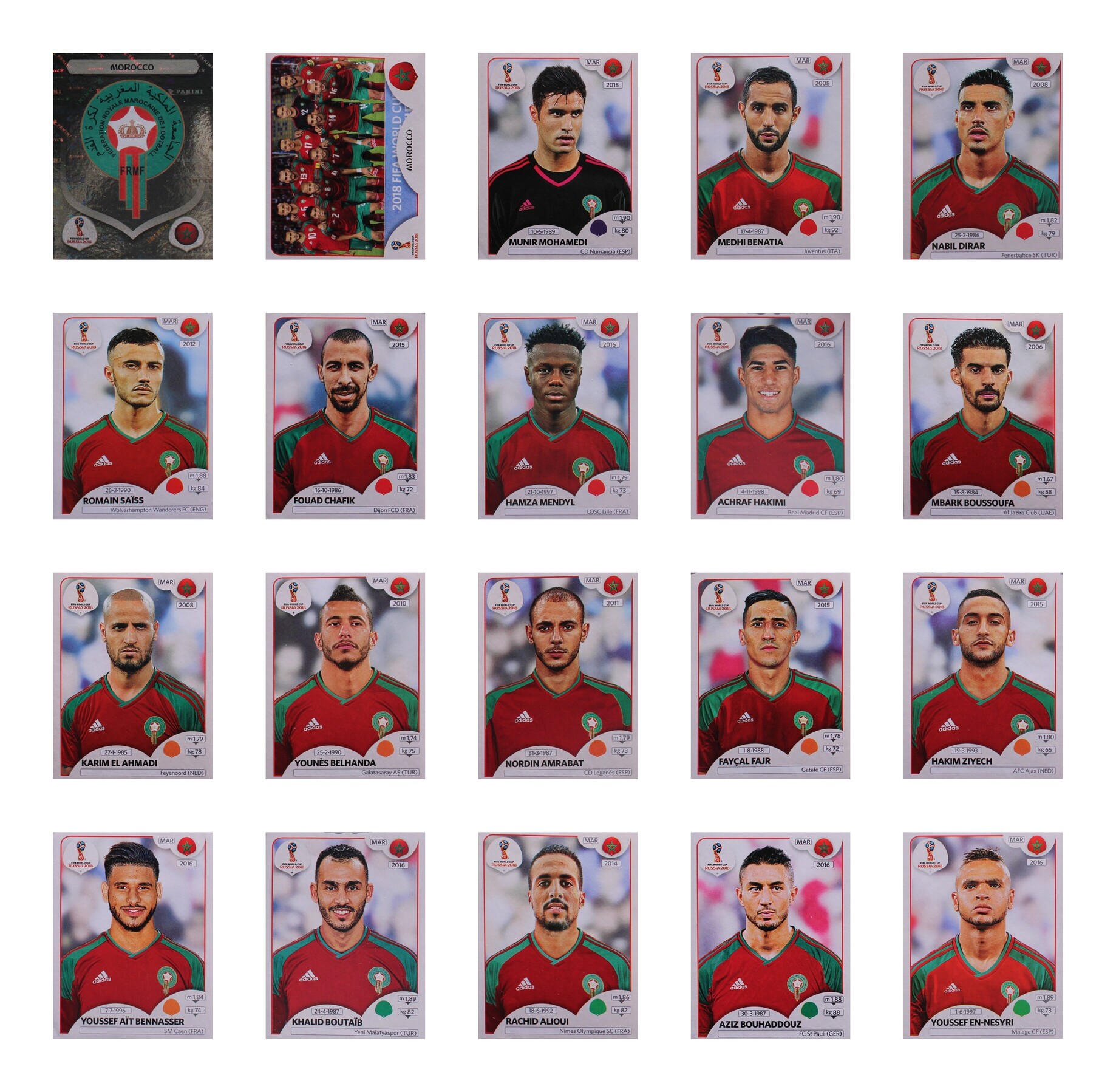 Seleção do Marrocos na Copa de 2018