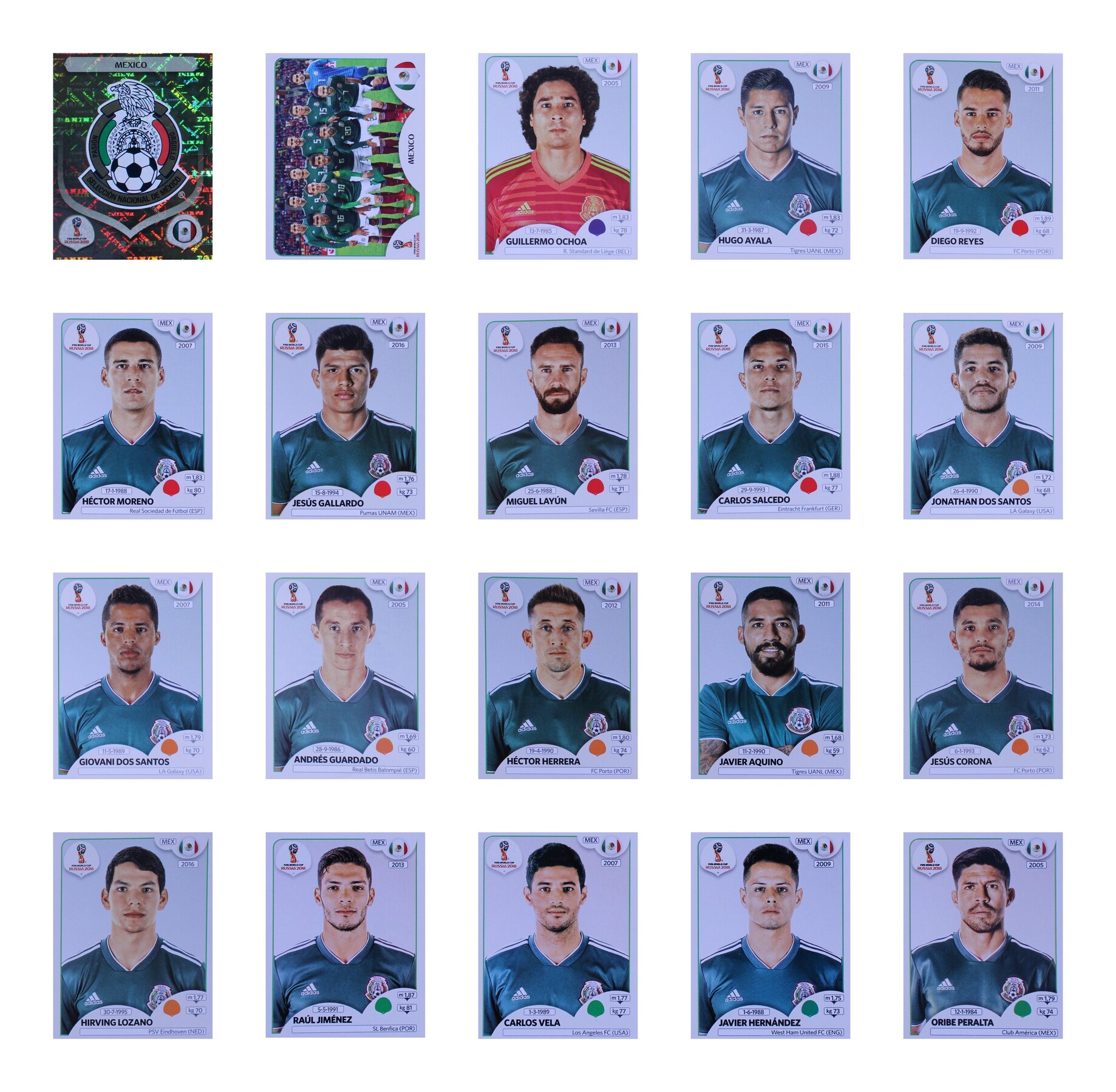 Seleção do México na Copa de 2018