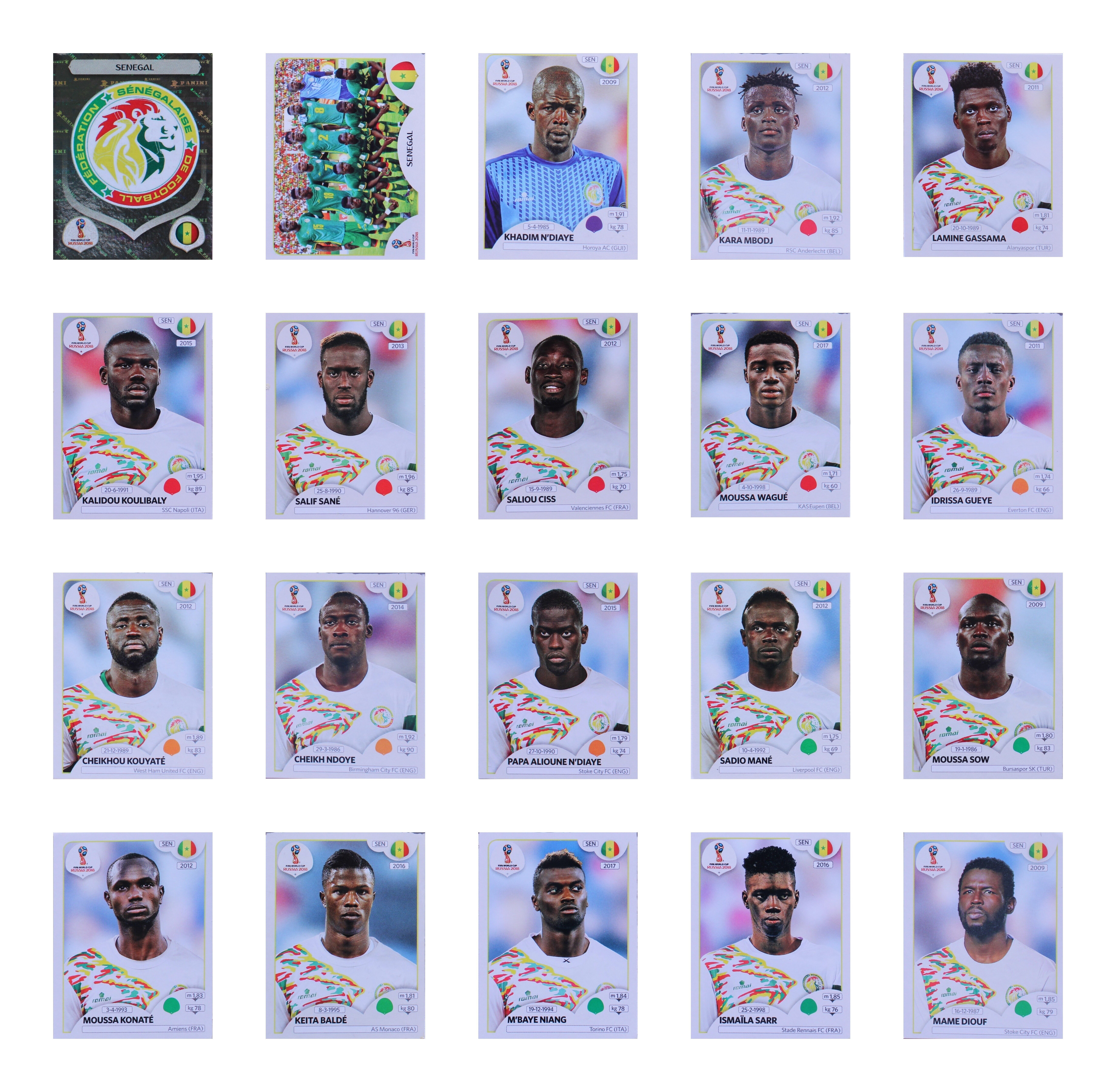Seleção do Senegal na Copa de 2018