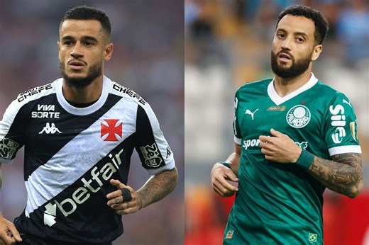 Vasco e Palmeiras no DF: partida terá duelo de campeões pela Seleção