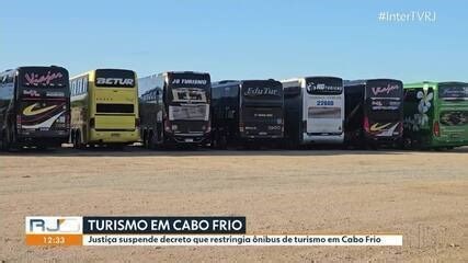TJRJ suspende decreto que aumenta valor de entrada de ônibus de turismo em Cabo Frio