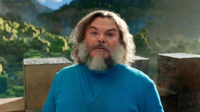 Jack Black surpreende sala de cinema ao aparecer em exibição de Um Filme Minecraft para alertar espectadores