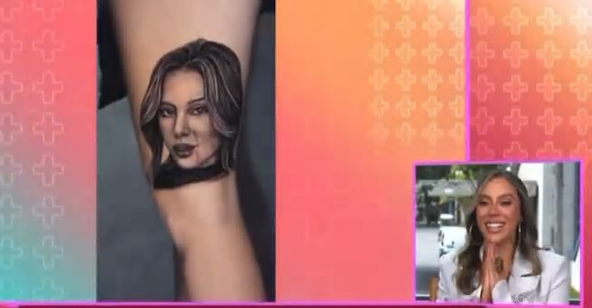 BBB25: fã faz tatuagem com rosto de Renata e campeã fica surpresa