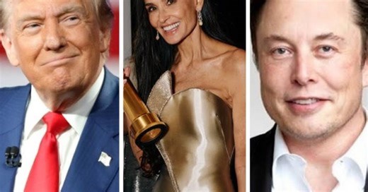 Trump, Demi Moore e Musk estão entre os 100 mais influentes do mundo