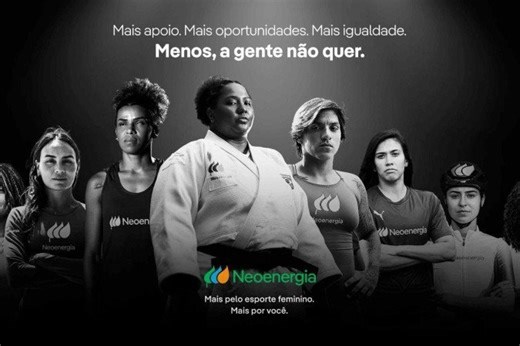 Nova campanha da Neoenergia celebra a potência feminina no esporte