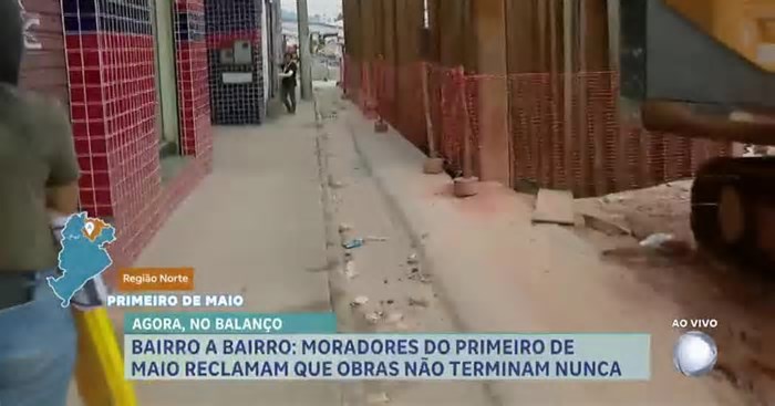 Bairro a Bairro: Obra na Av. Cristiano Machado causa transtornos no bairro Primeiro de Maio