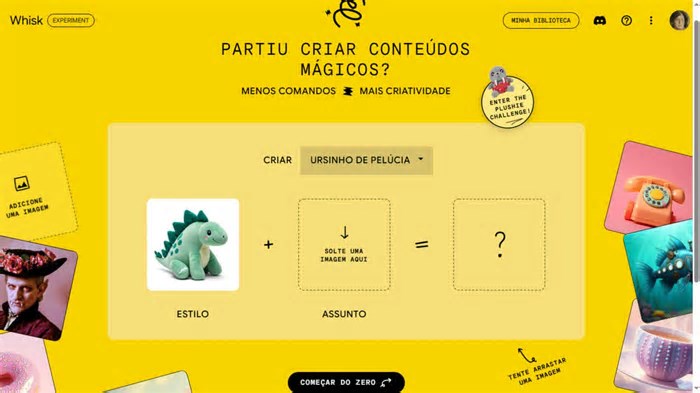 Google Whisk: como usar a inteligência artificial para juntar imagens