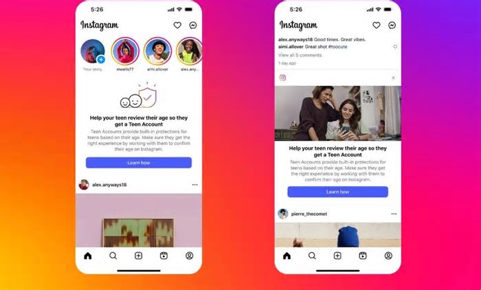 Instagram usará IA para detectar adolescentes que tentam se fazer passar por adultos na rede