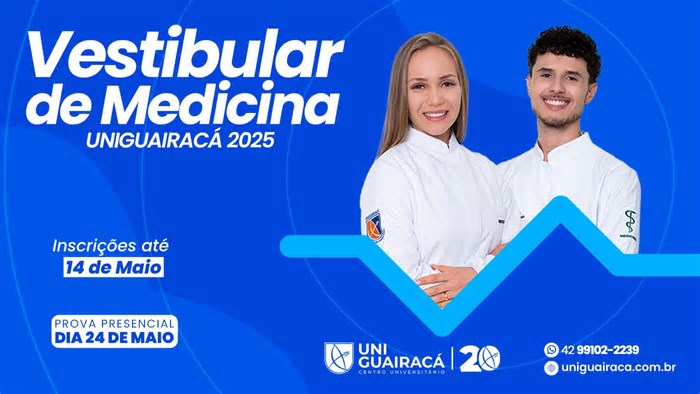 Ciência, Humanismo e Compromisso com a Vida: UniGuairacá abre vestibular para Medicina 2025/2