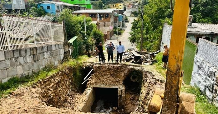 Iniciadas as obras de recuperação de galeria no Bairro Castelo em Caxias do Sul