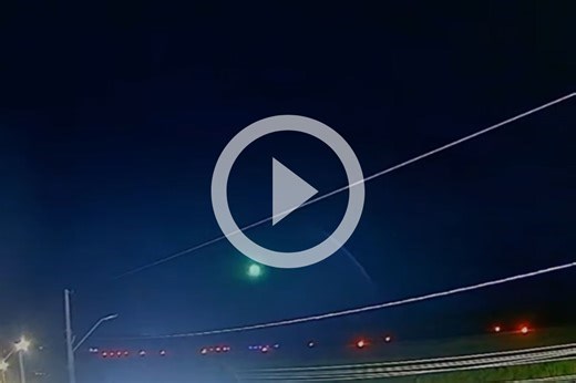 Meteoro bólido foi visto em Chapecó? Brilho intenso surpreende moradores