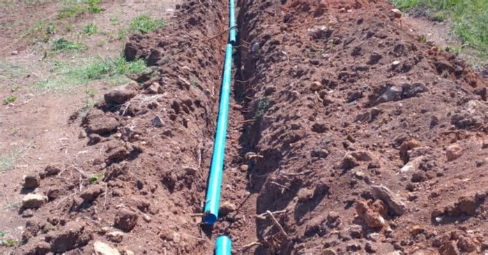 Área do Horti Serra recebe sistema de irrigação