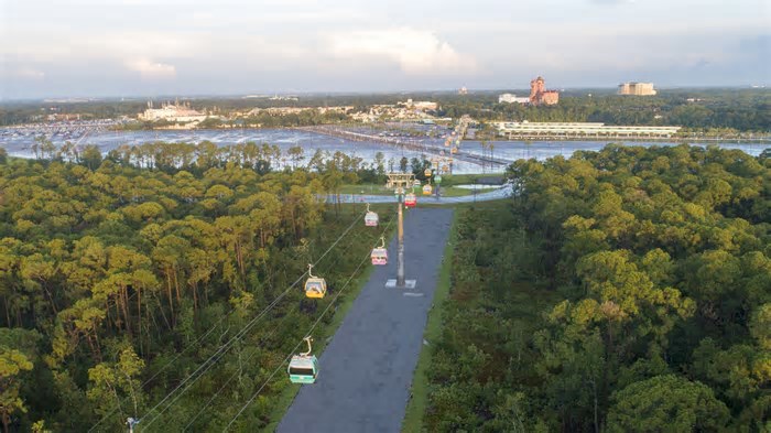 Disney Skyliner terá fechamento temporário no início de 2026: saiba tudo!