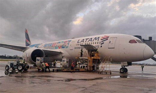 Voo inaugural Fortaleza-Lisboa da LATAM com 94% de ocupação