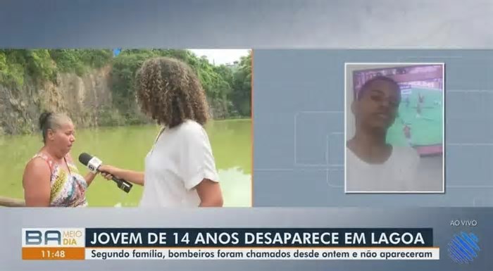 Adolescente Desaparece em Lagoa: Desespero em Salvador