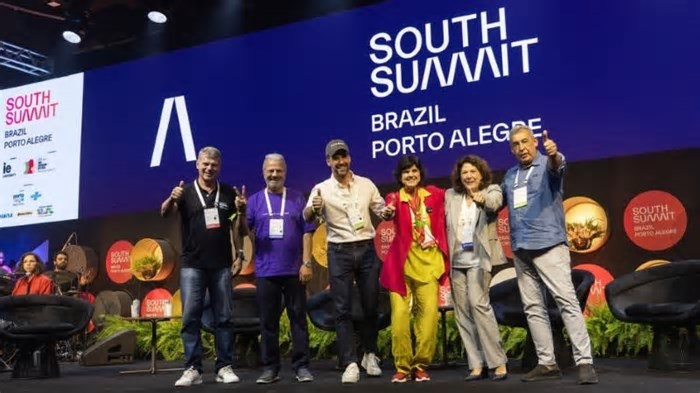 Na abertura do South Summit Brazil 2025, Eduardo Leite destaca a capacidade de superação do RS