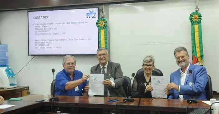 Voluntários da fundação Rotary lançam o “Fórum Rotary pela Paz”
