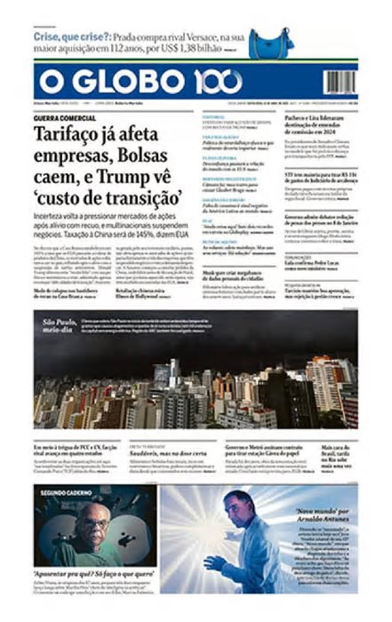 Manchetes desta sexta-feira