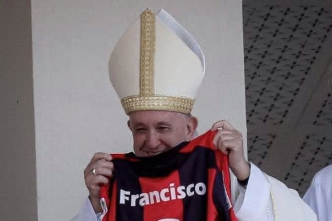 O papa pé-quente no futebol