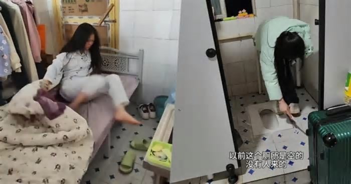 Mulher decidiu morar escondida no banheiro da empresa onde trabalha como forma extrema de economizar no aluguel
