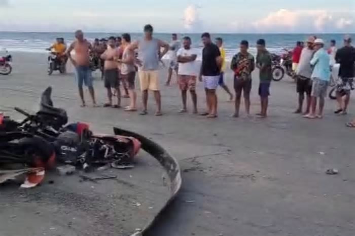 Girocóptero cai em praia do Rio Grande do Norte e deixa dois mortos