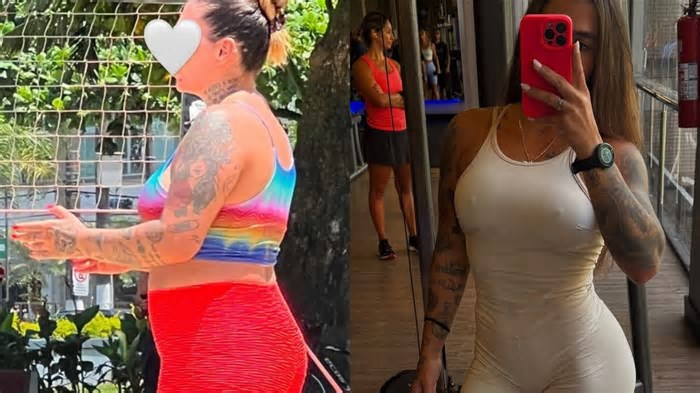 Filha de Maurício Mattar, Petra Mattar mostra antes e depois e nega uso de inteligência artificial: 'Todo processo leva tempo'