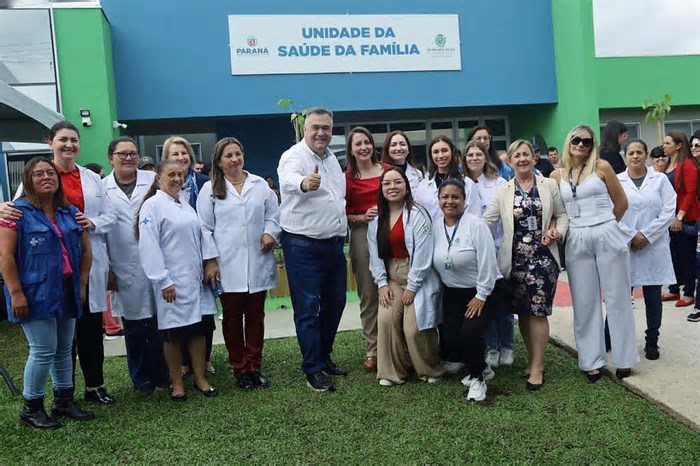 Com apoio do Estado, Rio Branco do Sul ganha nova Unidade de Saúde da Família