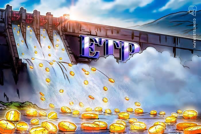ETPs de criptomoedas registram o terceiro maior fluxo da história com US$ 3,4 bilhões, segundo a CoinShares