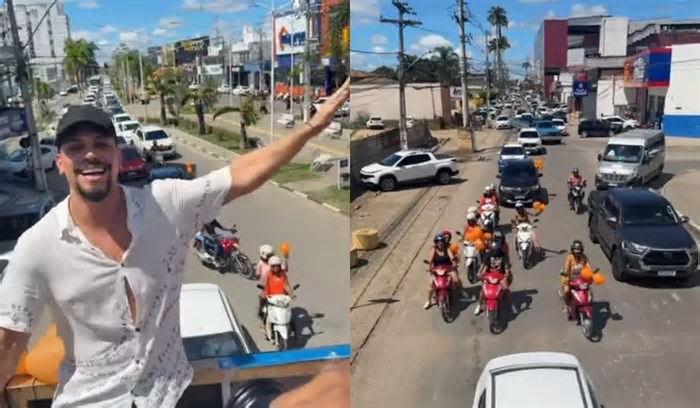 'BBB 25': Vinícius é recebido com carreata em cidade natal na Bahia
