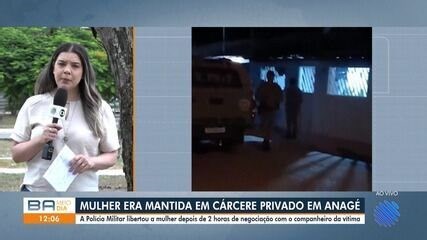 Vítima de cárcere privado é resgatada após alertar enfermeira de posto de saúde na Bahia; suspeito foi preso em flagrante