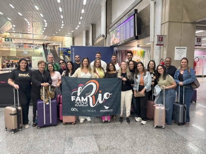 Ancoradouro leva agentes para famtour no Rio de Janeiro em parceria com Gol e Wish